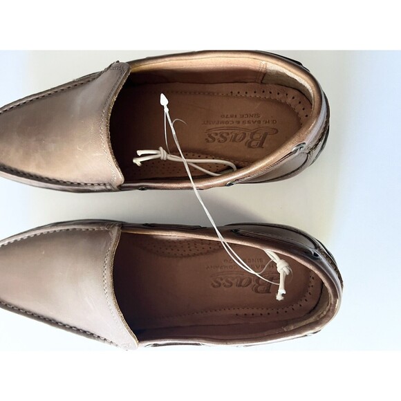 Bass G. H. Bass & Company Hank Brown Leather Slip On Mocassins Loafers Size‎ 9.5 main image 5